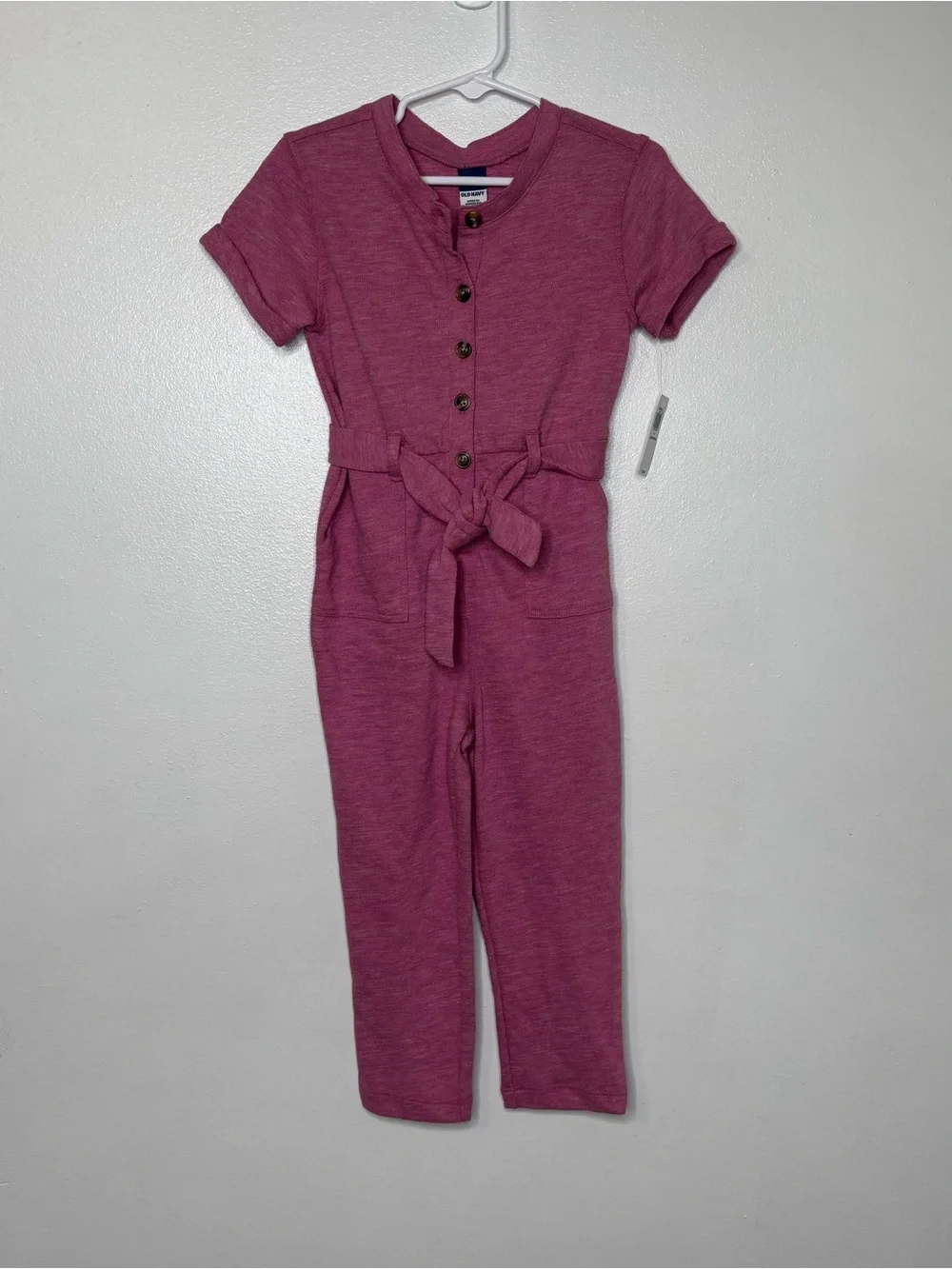 NWT Old Navy One Piece Tie Front Jumpsuit Toddler Girls 3T